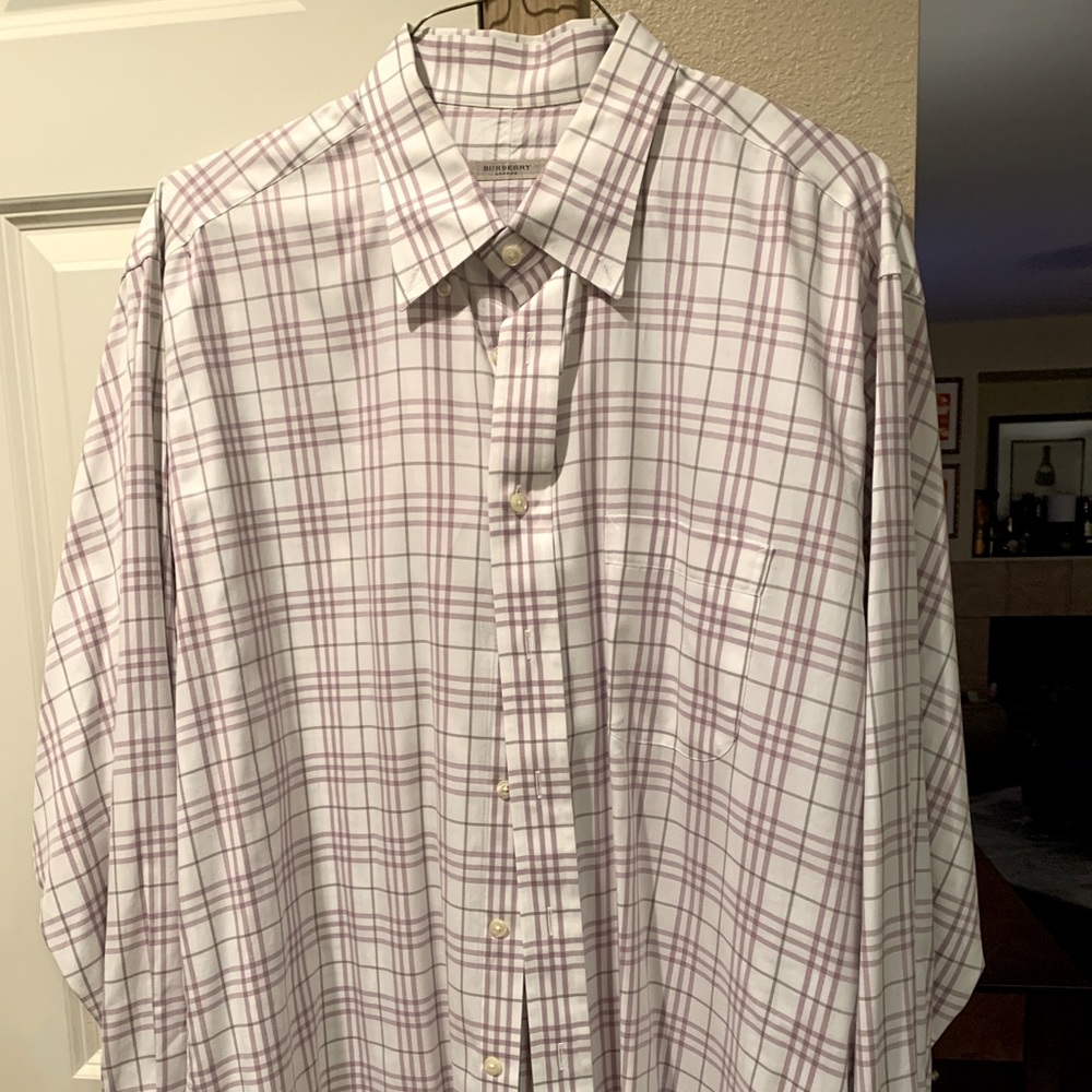 Burberry London Mens XL DRESS SHIRT